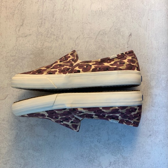 Keds x Elizabeth and‎ James Purple Floral Print Slip On Sneakers Shoes - Picture 3 of 12